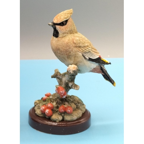 63 - 3 x Boxed Vintage Atlas Editions British Birds Collection Figures. 12cm High.