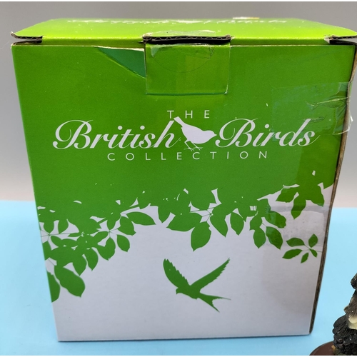 63 - 3 x Boxed Vintage Atlas Editions British Birds Collection Figures. 12cm High.