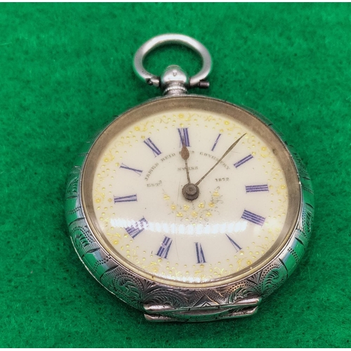 72 - James Reid & Co Silver Hallmarked Pocket Watch.