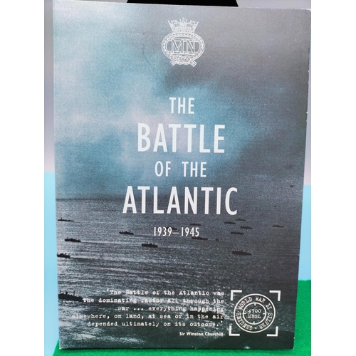 75 - Silver 999 £20 Coin - 1 coin in collectors set folder (from The Battle of the Atlantic '1939-1945 - ... 