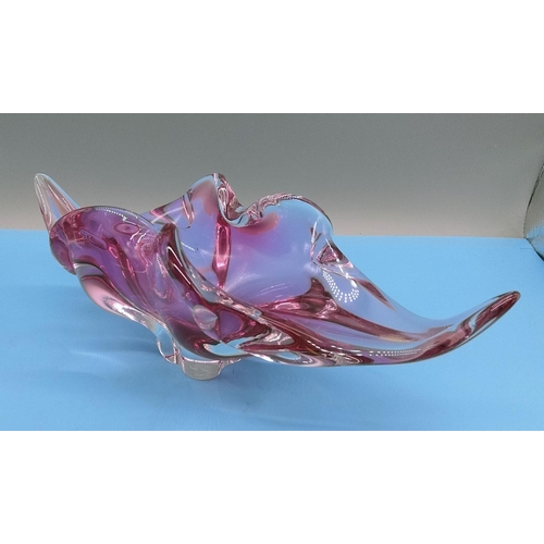 92 - Murano Glass Bowl. 29cm x 12cm.