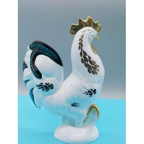 421 - Rare Foley China Imari Design Figure of a Rooster. 23cm x 16cm.