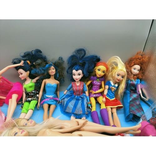 449 - Disney and Barbie Figures (13) with Accessories.