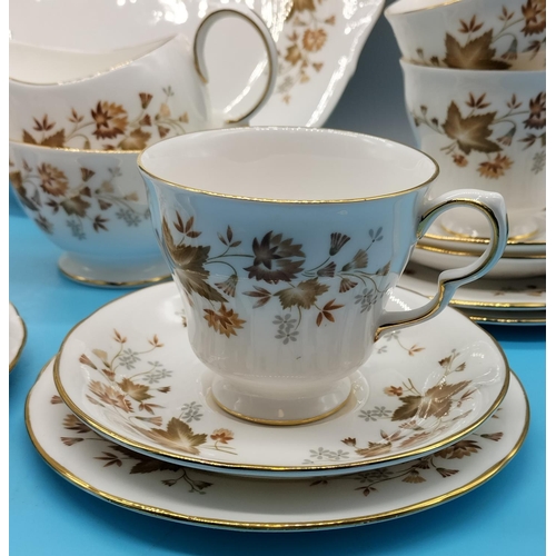 107 - Colclough China 21 Piece Part Tea Set in the 'Avon' Pattern.