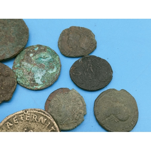 233 - Collection of Roman Coins to include 4 Replica Coins.