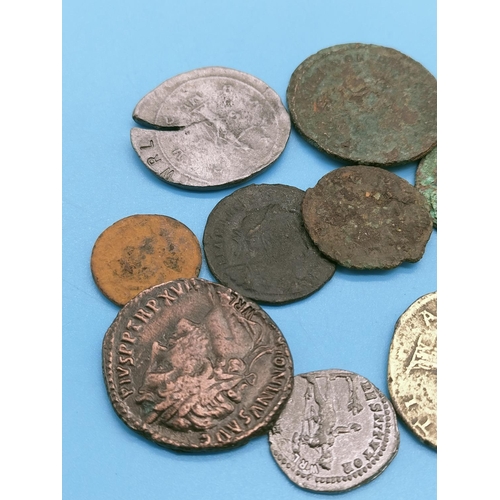 233 - Collection of Roman Coins to include 4 Replica Coins.