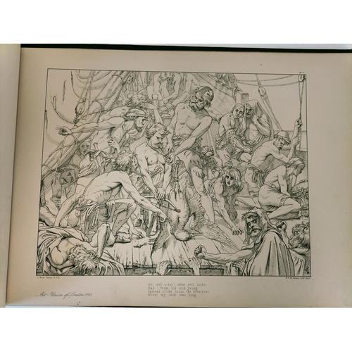 235 - 'Coleridge's Rime of the Ancient Mariner' published by the Art Union of London 1863. 45cm x 33cm.