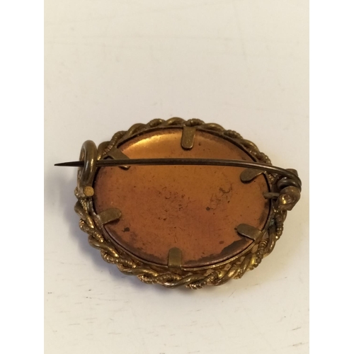 236 - Antique Photograph Brooch.