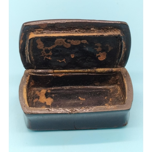 246 - Antique Miniature Snuff Box. Damage to Base.