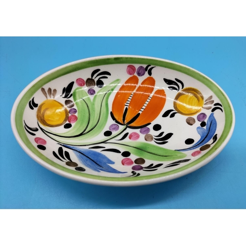 277 - 2 x Rare Wedgwood Art Deco (1927 and 1929) Hand Painted Dishes. Confirmed by the V & A Wedgwood Coll... 