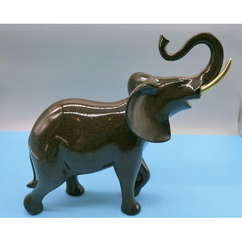 32 - Aynsley China Animal Kingdom Collection 24cm Figure 'Bull Elephant', c2010.