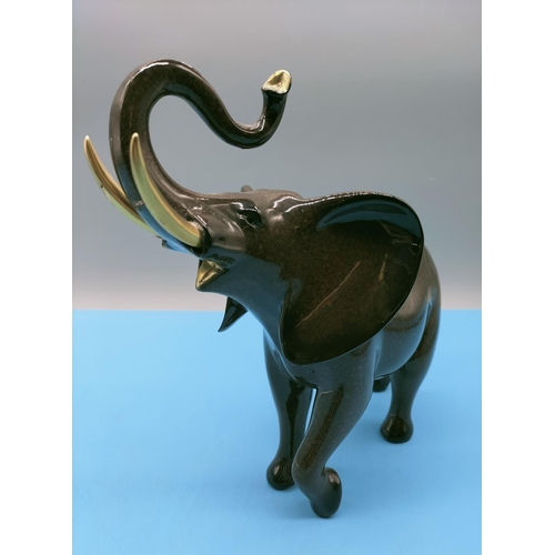 32 - Aynsley China Animal Kingdom Collection 24cm Figure 'Bull Elephant', c2010.