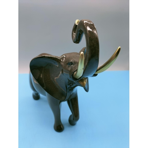 32 - Aynsley China Animal Kingdom Collection 24cm Figure 'Bull Elephant', c2010.