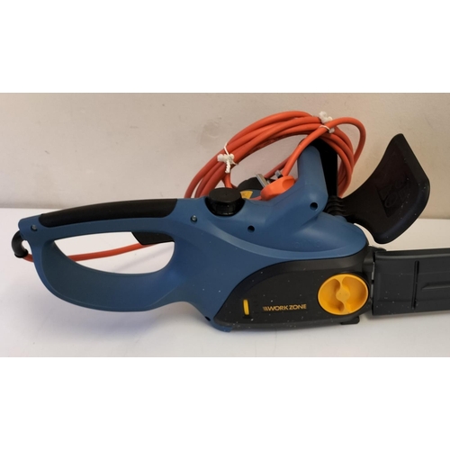 344 - Work Zone Electric Chainsaw. As New. W/O.