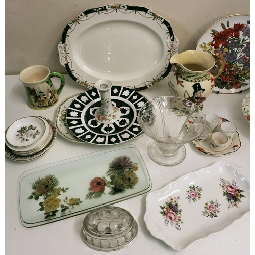 361 - Box of Mixed China and Glass to include Collectors Plates, etc.