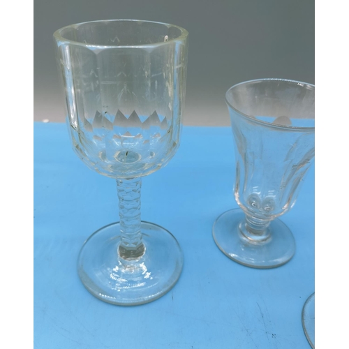 362 - Collection of Georgian and Victorian Glasses.