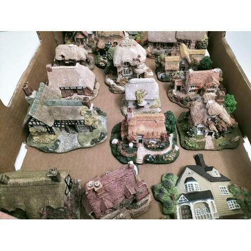 375 - Box of Mixed Collectable Houses including Lilliput Lane, etc. Some A/F.