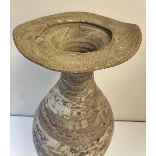 48 - Large 55cm Studio Art Pottery Hand Thrown Vase.