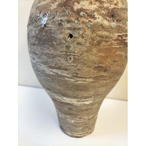 48 - Large 55cm Studio Art Pottery Hand Thrown Vase.