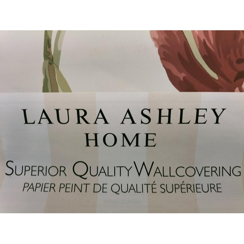 503 - 5 Rolls of Laura Ashley Wallpaper - 2 x Gosford Meadow, 1 x Baroque, 1 x Palms, 1 x Willow Leaf.