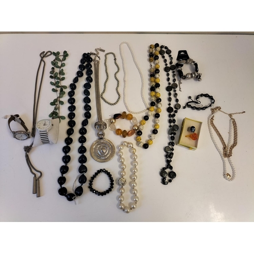 688 - Quantity of Costume Jewellery including Necklaces and Watches.