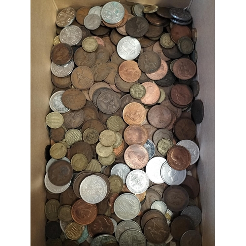 74 - Box of Mixed Coinage from Victoria to Modern Day. Predominately English.