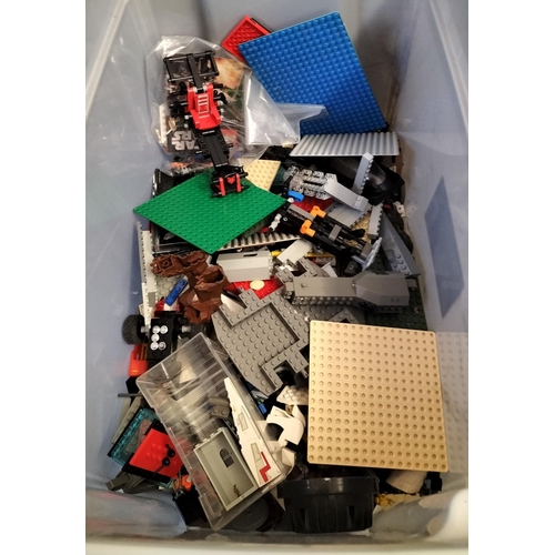 76 - Box of Lego to include Star Wars, Police Figures, etc. Unchecked.