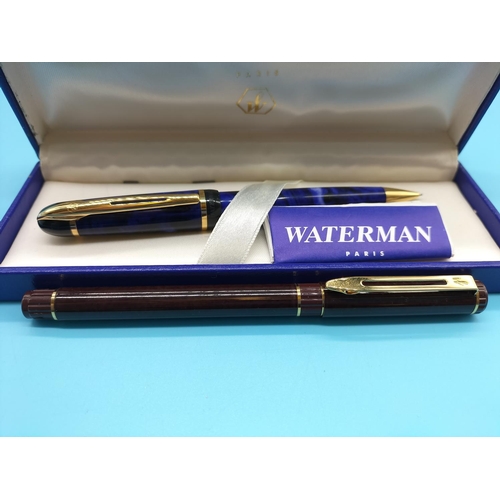 9 - Waterman Fountain Pen and Pencil.