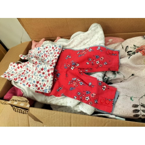 650 - Box of Baby Clothing. Mainly 0-3 Months.