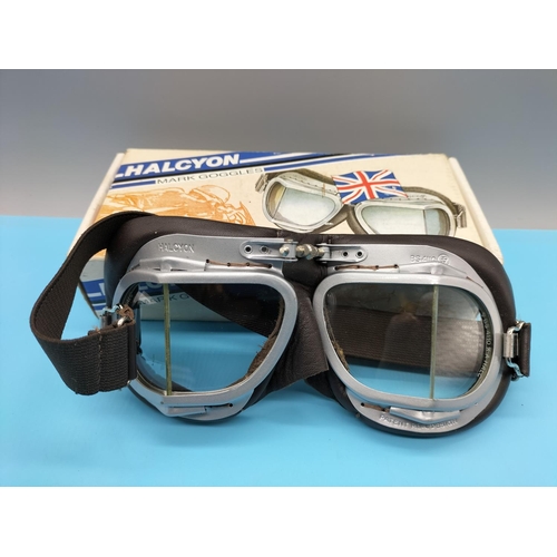 100 - Boxed Halcyon Bike/Flying Goggles. As New, Old Stock.