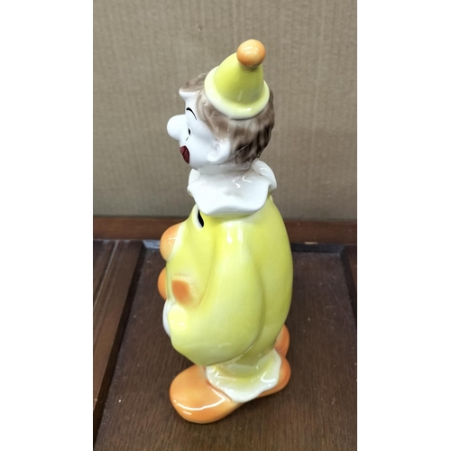 410 - Ellgreave Pottery Go-Go Clown Money Box. 26cm High.