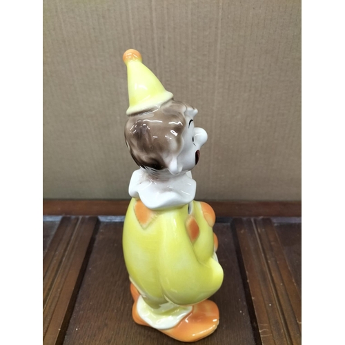 410 - Ellgreave Pottery Go-Go Clown Money Box. 26cm High.