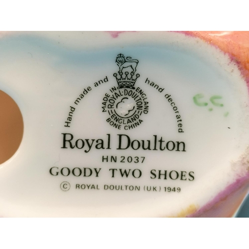 123 - Royal Doulton 13cm Lady Figure 'Goody Two Shoes' HN2037. 2nds Quality.