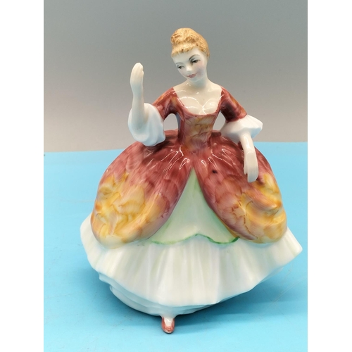 125 - Royal Doulton 10cm Lady Figure 'Christine' HN3269. 1st Quality.