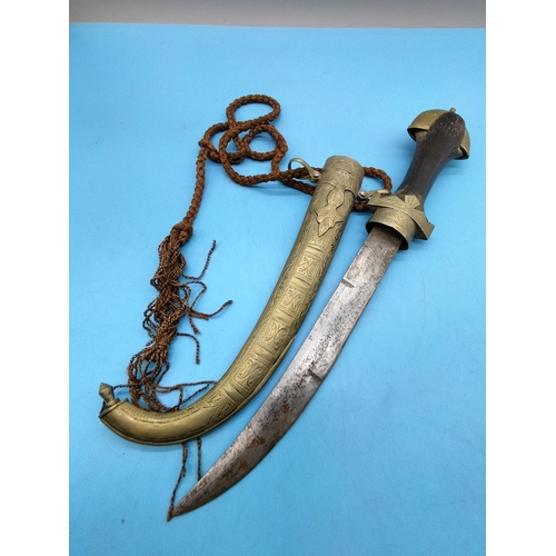 155A - Vintage 38cm Moroccan Khoumiya Dagger.