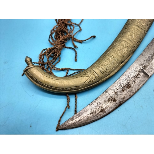 155A - Vintage 38cm Moroccan Khoumiya Dagger.