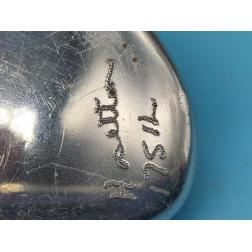 192 - Polished Aluminium Duck Figures (3). Signed to Bases. Largest being 5.5cm High x 15cm.