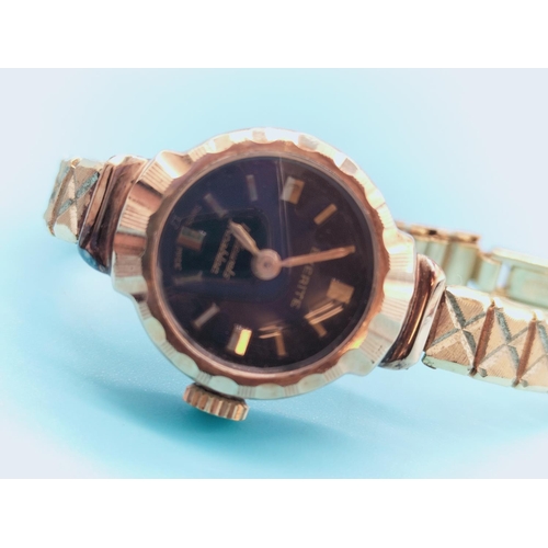 145A - Ladies Everite Gold Plated Watch W/O.