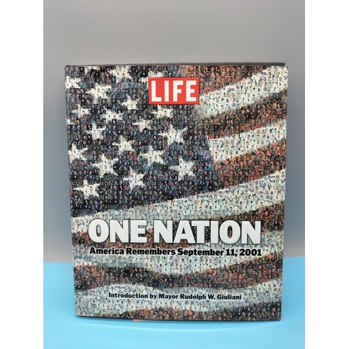 13 - 911 Related Books (2) plus Ephemera to include 'One Nation' with accompanying Postcards and 'Last Ma... 