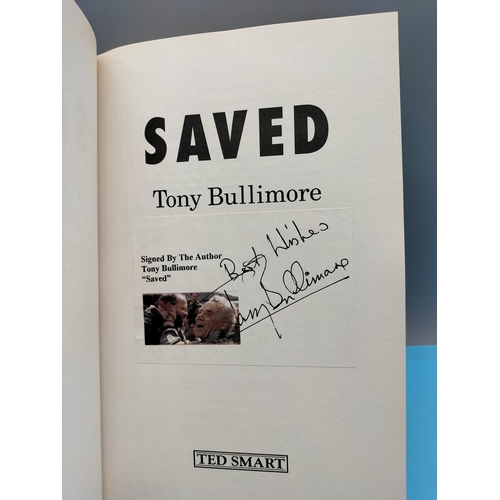 14 - Collection of Signed Books (5) including 'Saved' by Tony Bullimore, 'Walking Tall' by Simon Weston, ... 