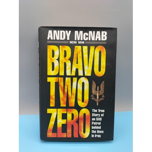 2 - Military Fiction Signed Books (4) including Andy McNab x 3 and Chrs Ryan.