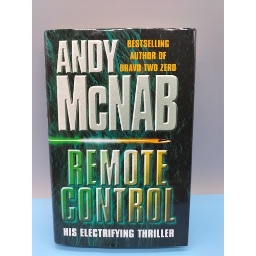 2 - Military Fiction Signed Books (4) including Andy McNab x 3 and Chrs Ryan.