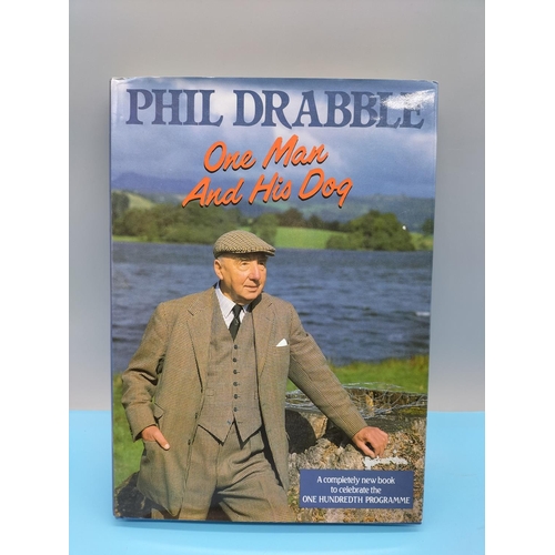 22 - David Attenborough Signed Book 'The Living Planet' plus Phil Drabble 'One Man and His Dog' with acco... 