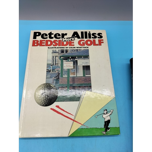 34 - Signed Golf Related Books (3), 'More Beside Golf' by Peter Allis, The Belfrey and 'A Wee Nip at the ... 