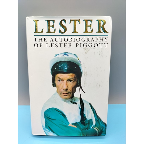 37 - Signed Horse Racing Related Books (3) including Lester Piggott and Bob Champion.