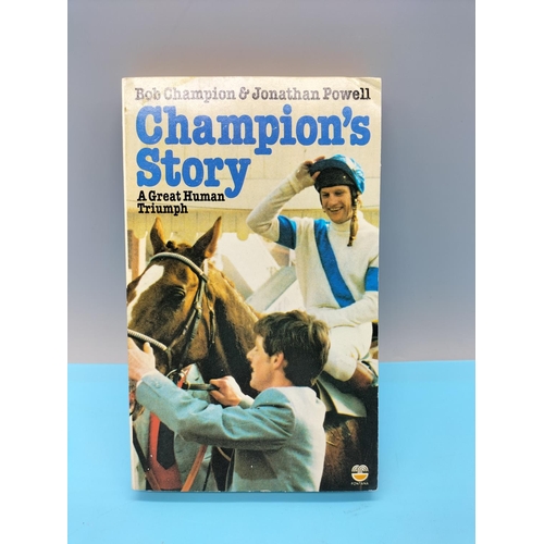 37 - Signed Horse Racing Related Books (3) including Lester Piggott and Bob Champion.