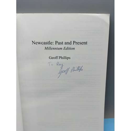 4 - Collection of Signed Books relating to Newcastle-Upon-Tyne by Geoff Phillips (5).