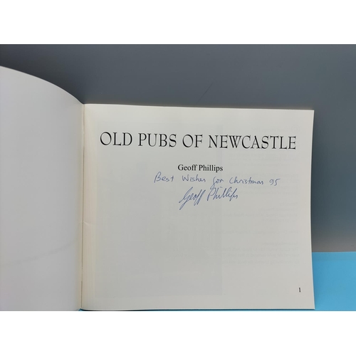 4 - Collection of Signed Books relating to Newcastle-Upon-Tyne by Geoff Phillips (5).