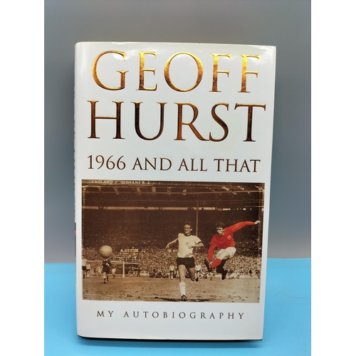 40 - Signed 1966 Related Autobiographies (2) - Geoff Hurst and Gordon Banks.