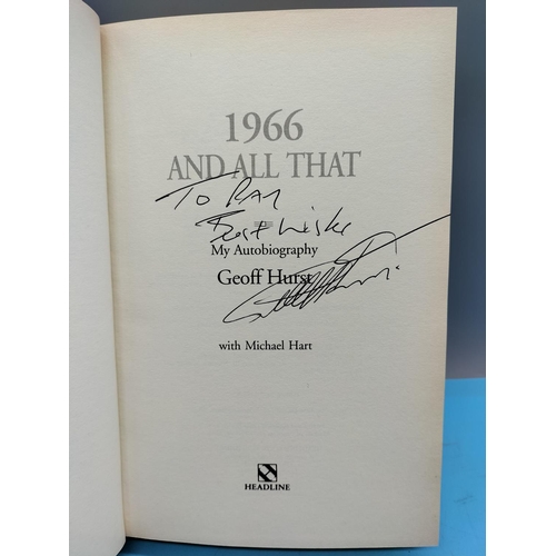 40 - Signed 1966 Related Autobiographies (2) - Geoff Hurst and Gordon Banks.